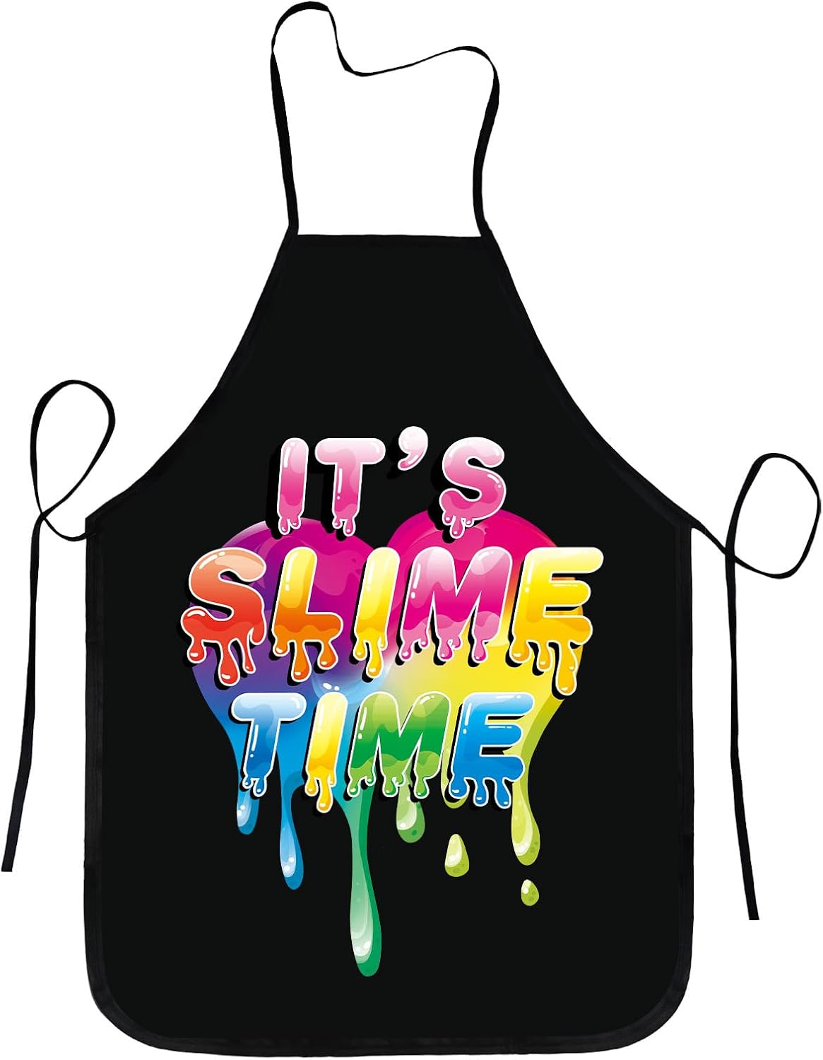 Kitchen Baking Background - Zwarte achtergrond It's Slime Time Rainbow
