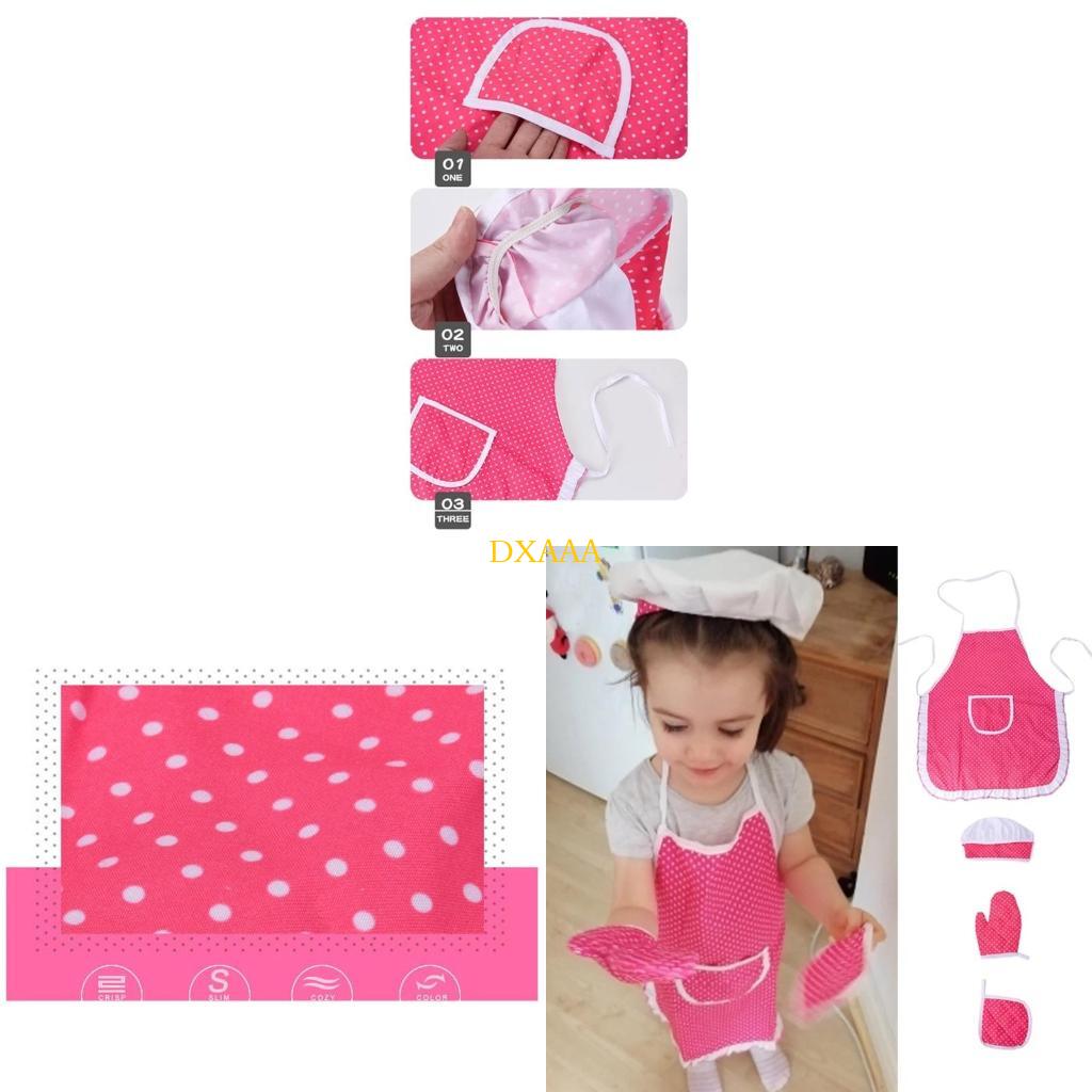 Kitchen Kids Baking Set - DXAA Chefs kostuumset Kinderen koken en