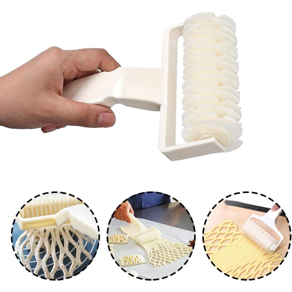 2 stuks deegroller met rooster - Kitchen Roller Baking recensie en prijs