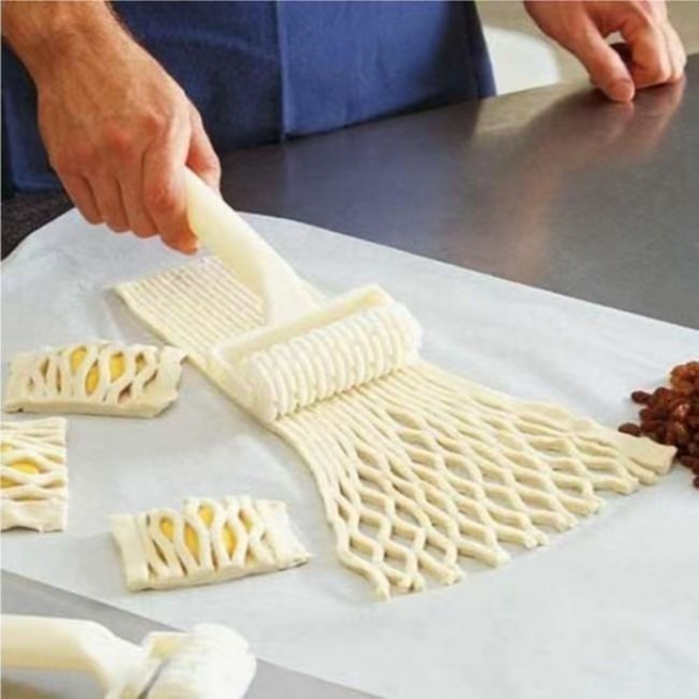 2 stuks deegroller met rooster - Kitchen Roller Baking recensie en prijs