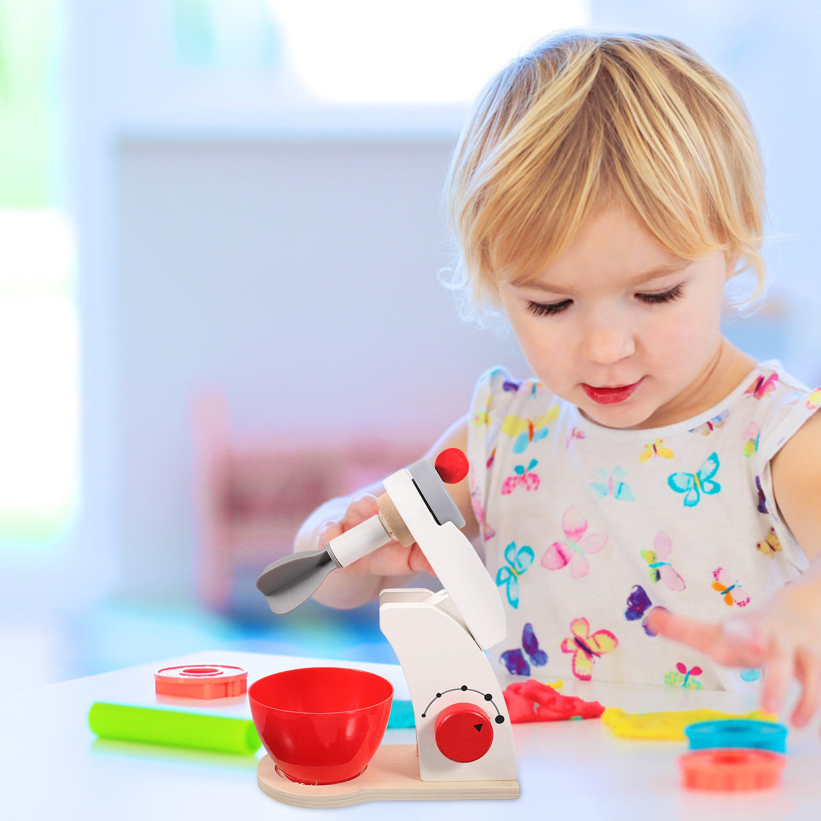 Houten keukenmixer, wit, moder - Kitchen Kids Baking Set recensie en prijs
