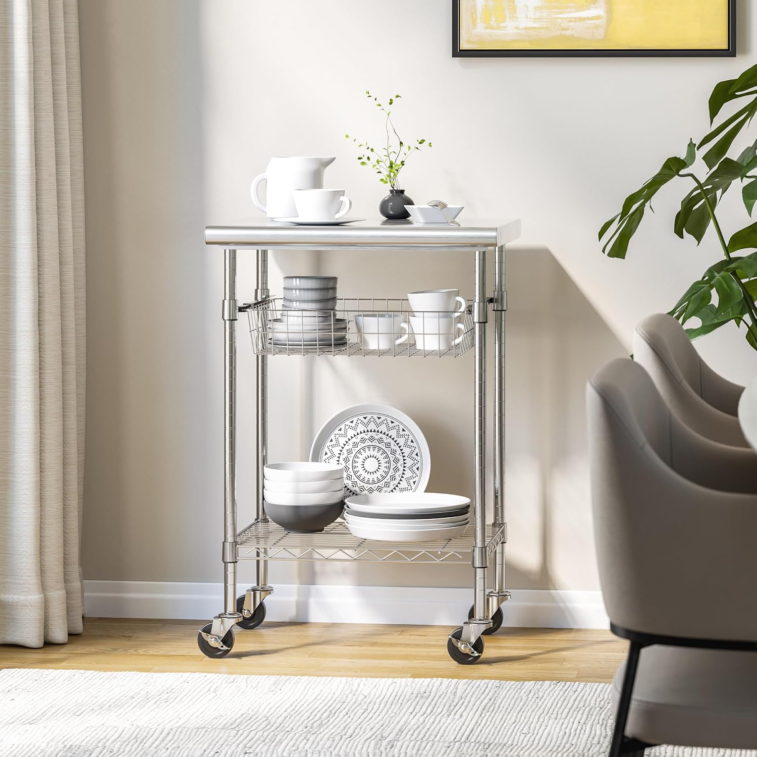 RVS Commerciële Voorbereidings - Kitchen Baking Cart recensie en prijs