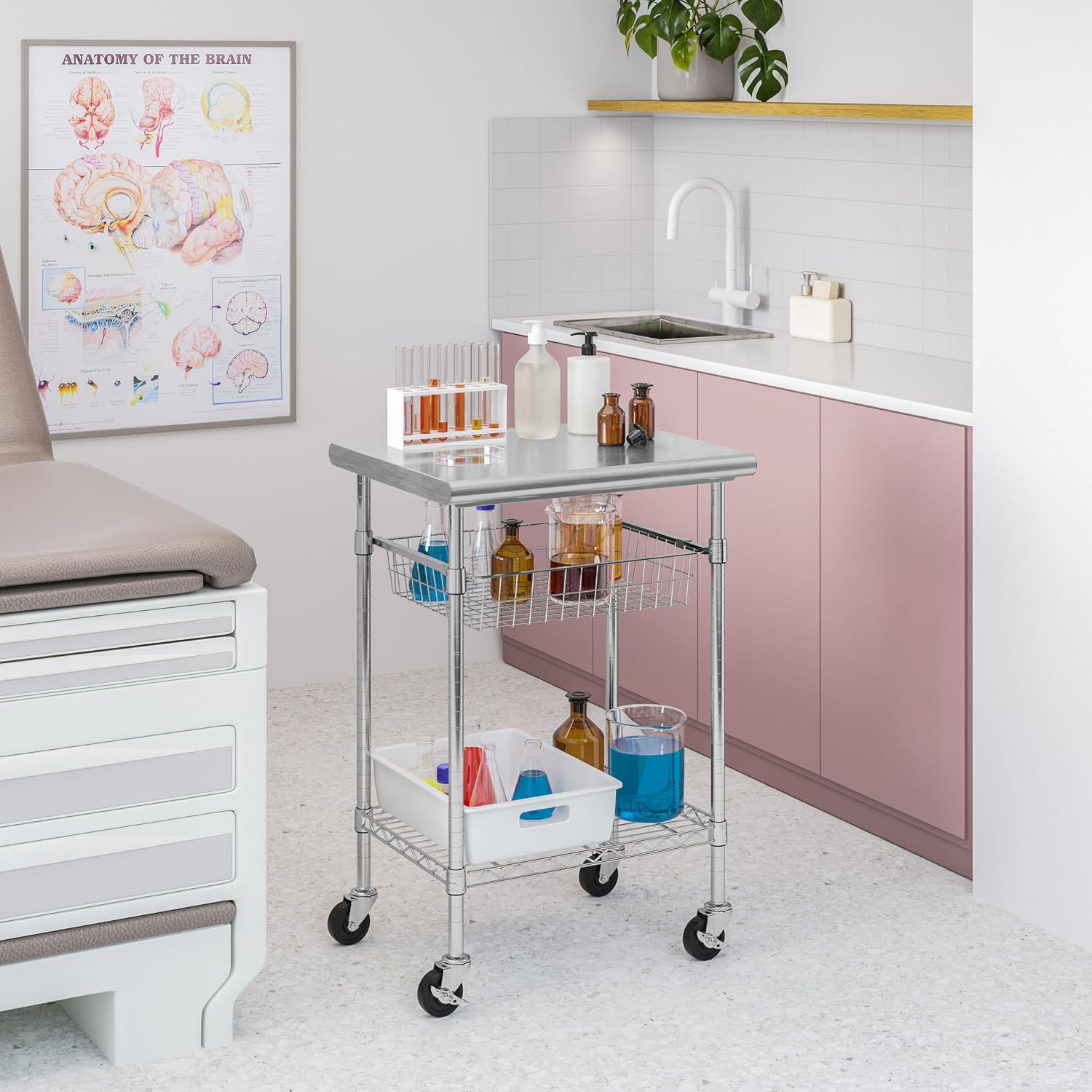 RVS Commerciële Voorbereidings - Kitchen Baking Cart recensie en prijs