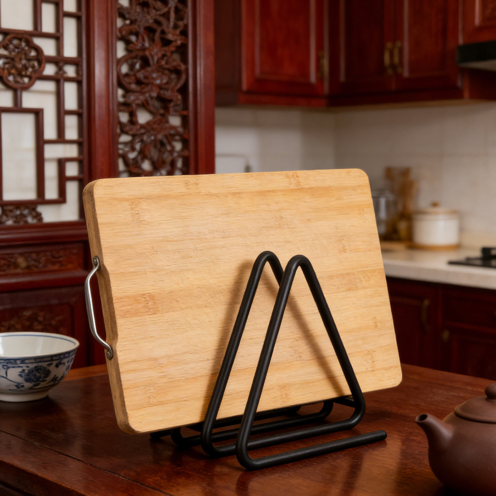 Driehoekige houder voor snijpl - Kitchen Baking Rack recensie en prijs