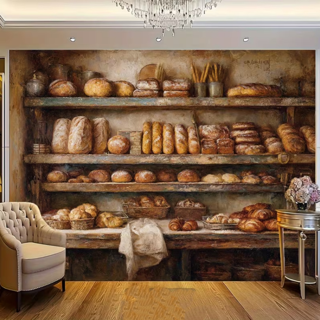 Bakken van brood Voedsel Thema - Kitchen Baking Background recensie en prijs