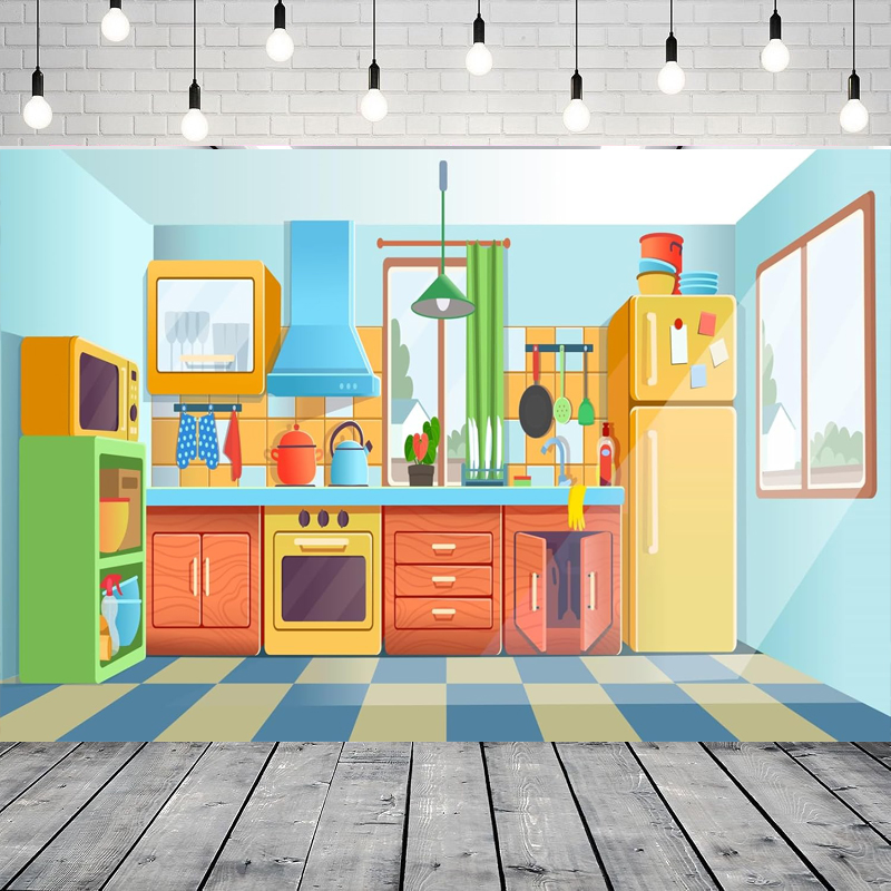 Fotografieachtergrond voor kin - Kitchen Baking Background recensie en prijs
