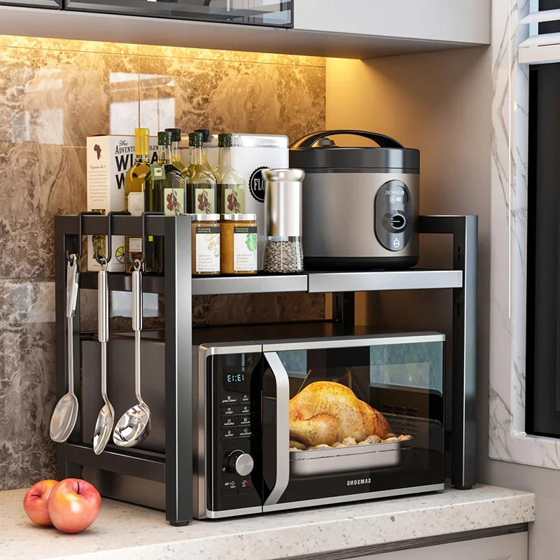 Uitbreidbaar magnetronrek, mag - Kitchen Baking Rack recensie en prijs