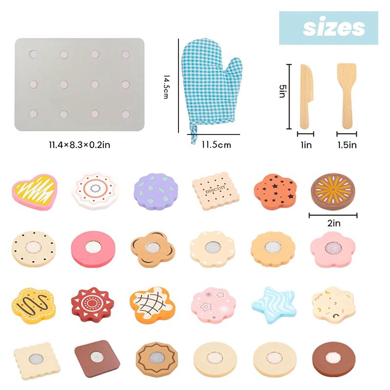 WOWFU-Houten Koekjes Speelvoed - Kitchen Kids Baking Set recensie en prijs