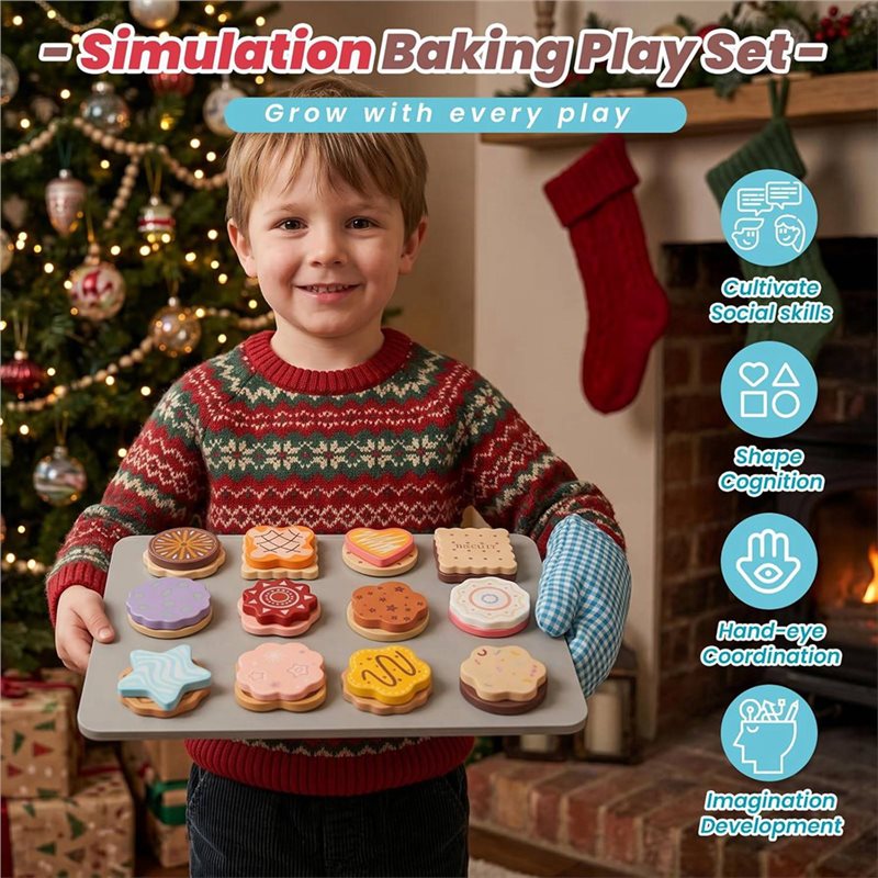 WOWFU-Houten Koekjes Speelvoed - Kitchen Kids Baking Set recensie en prijs