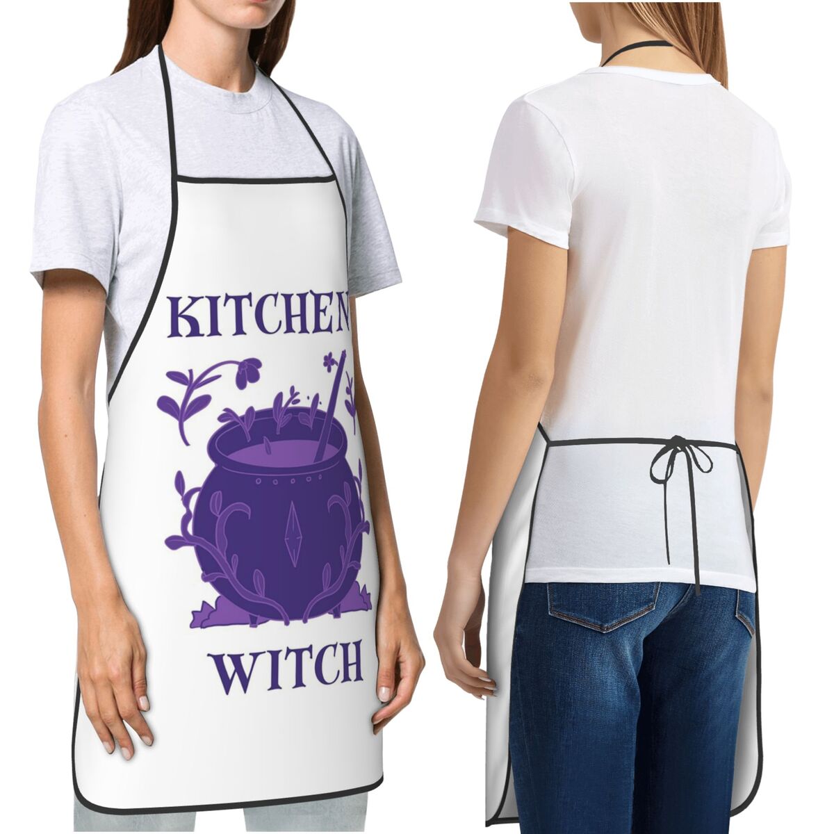 Keukenheks Paarse Ketel Schort - Kitchen Witch Baking recensie en prijs