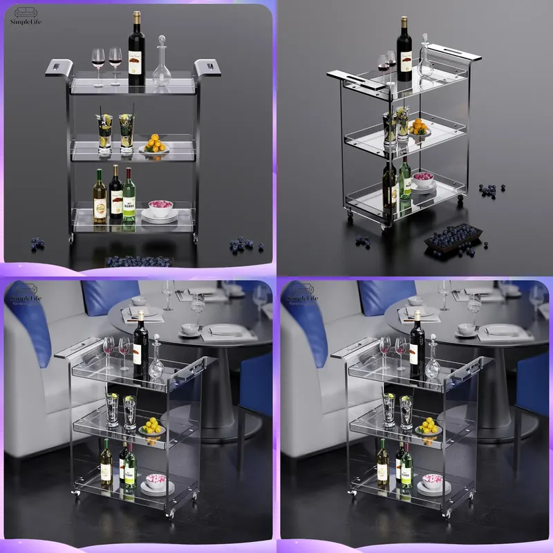 Moderne 3-laags keukenkar met  - Kitchen Baking Cart recensie en prijs