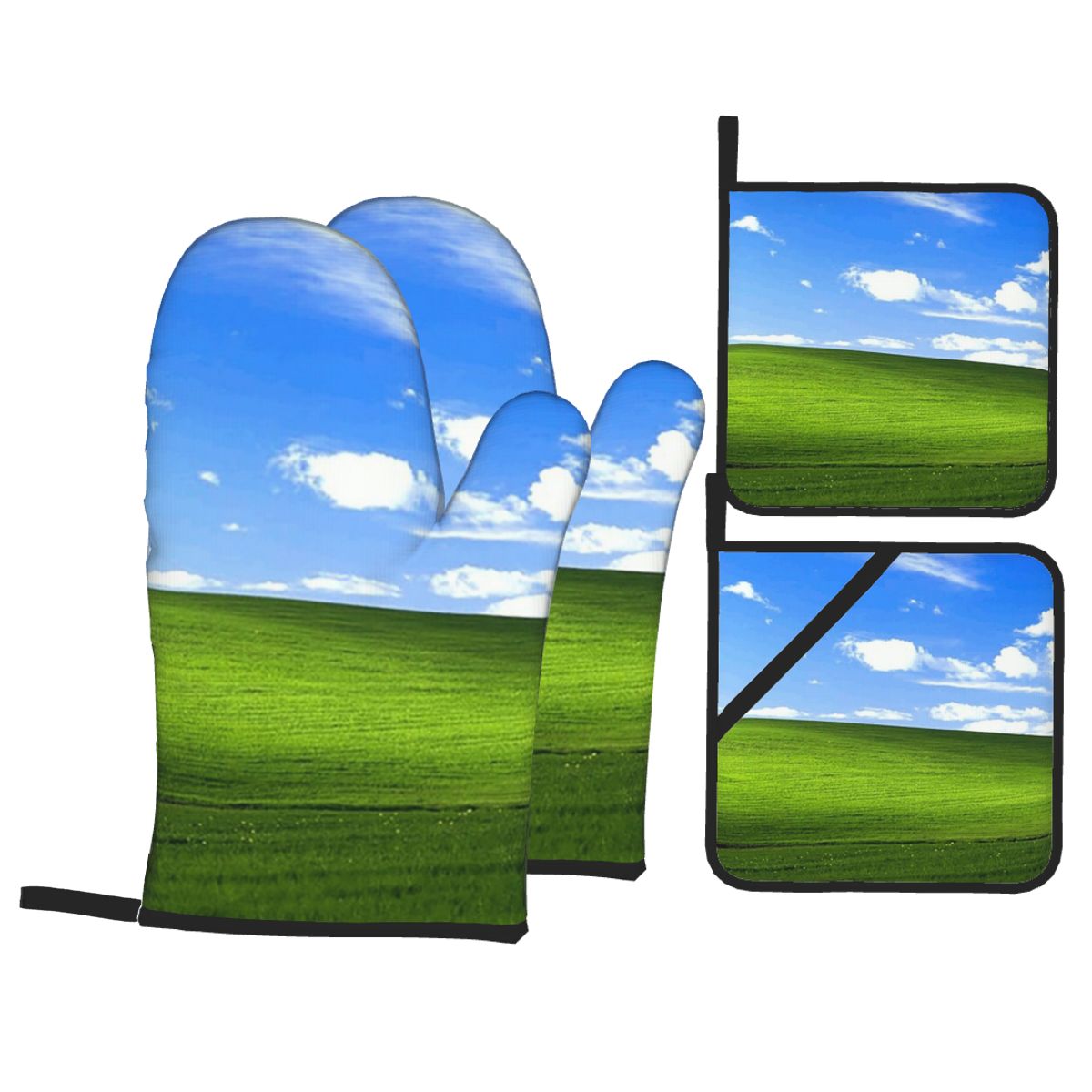 Windows XP Ovenwanten en panne - Kitchen Baking Background recensie en prijs