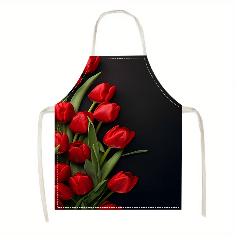 1 stuk rode tulp bloem zwarte  - Kitchen Baking Background recensie en prijs