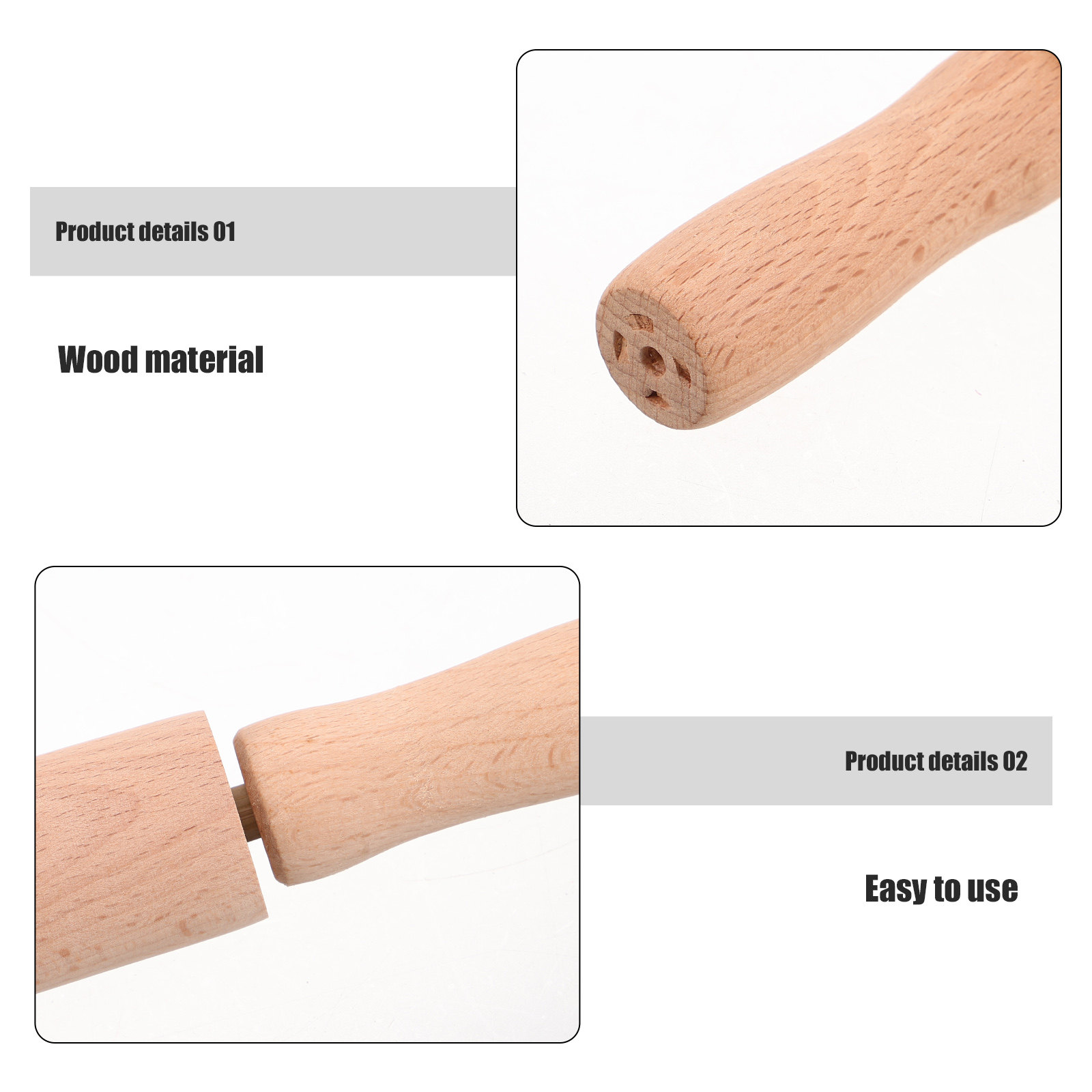 Houten mini-uitrol voor bakken - Kitchen Roller Baking recensie en prijs
