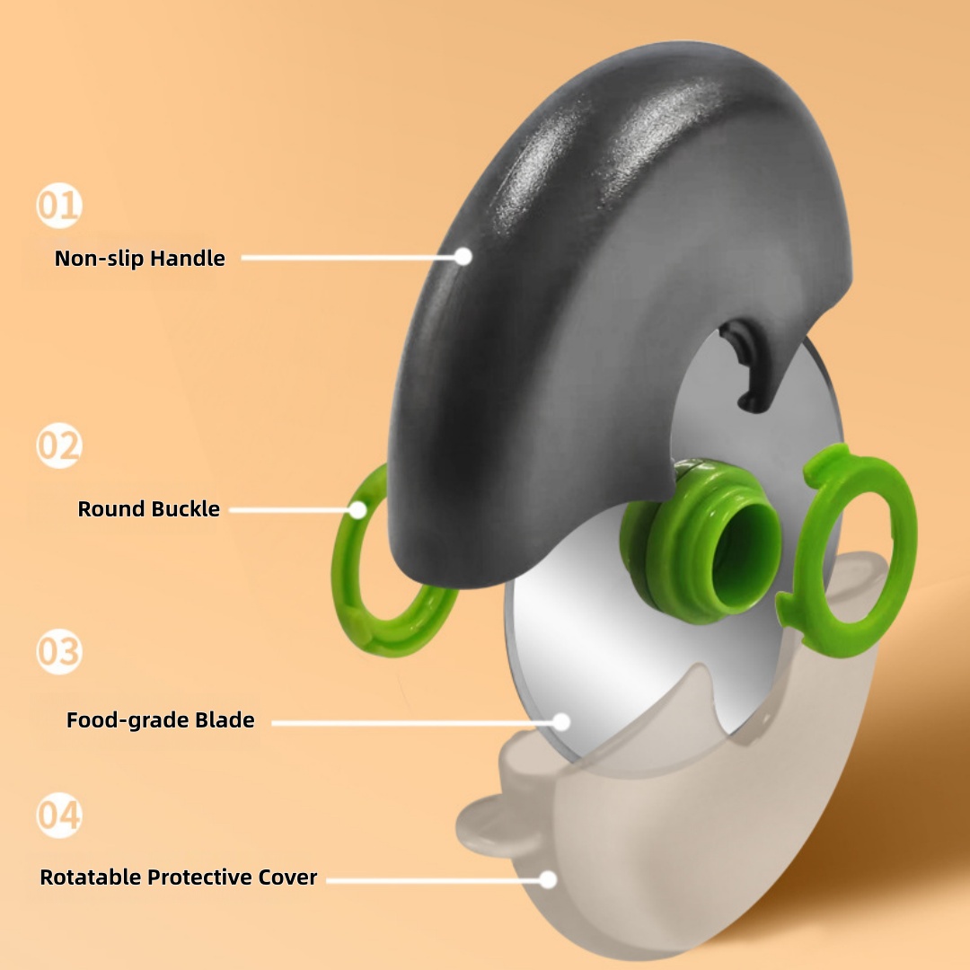 Roestvrijstalen ronde wielsnij - Kitchen Roller Baking recensie en prijs