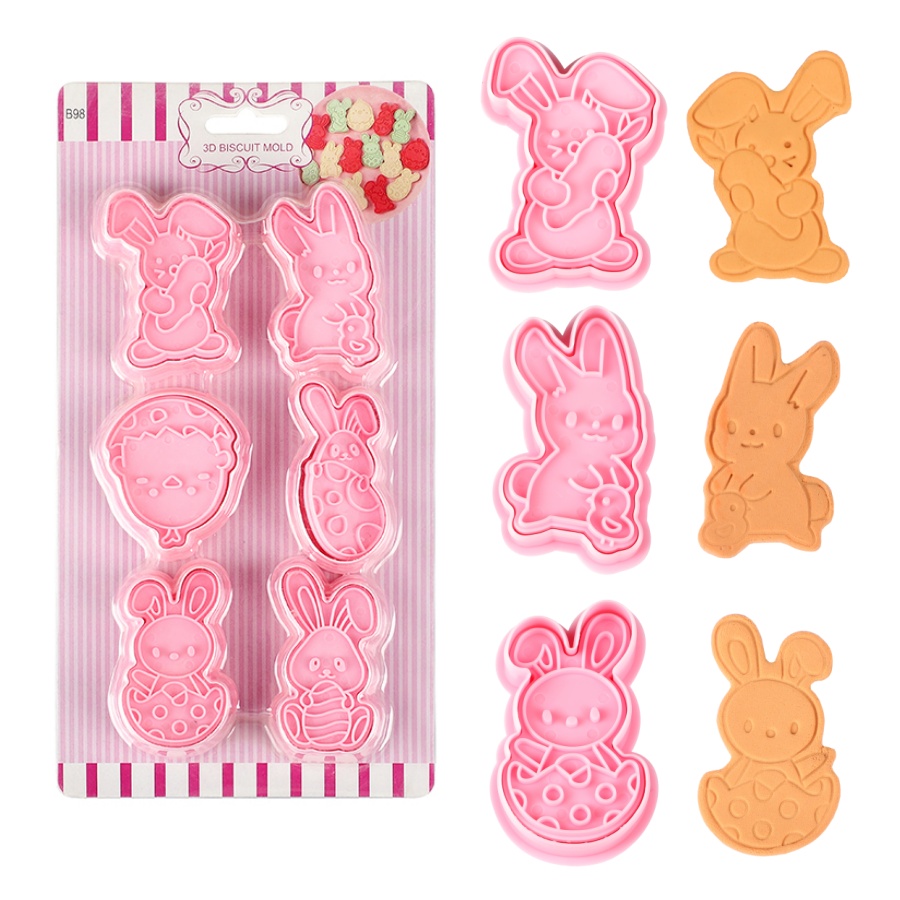6 stks/set Paashaas Cookie Cut - Baking Kitchen Set recensie en prijs