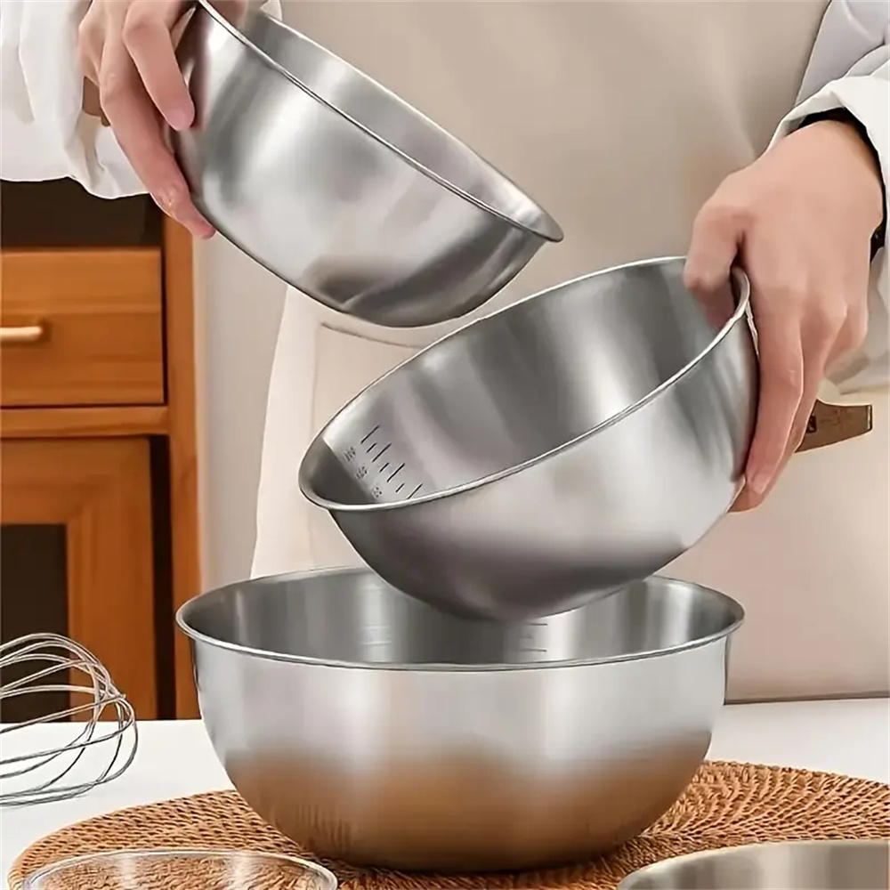 1-3 RVS Kommen Set met Schaalv - Baking Kitchen Set recensie en prijs
