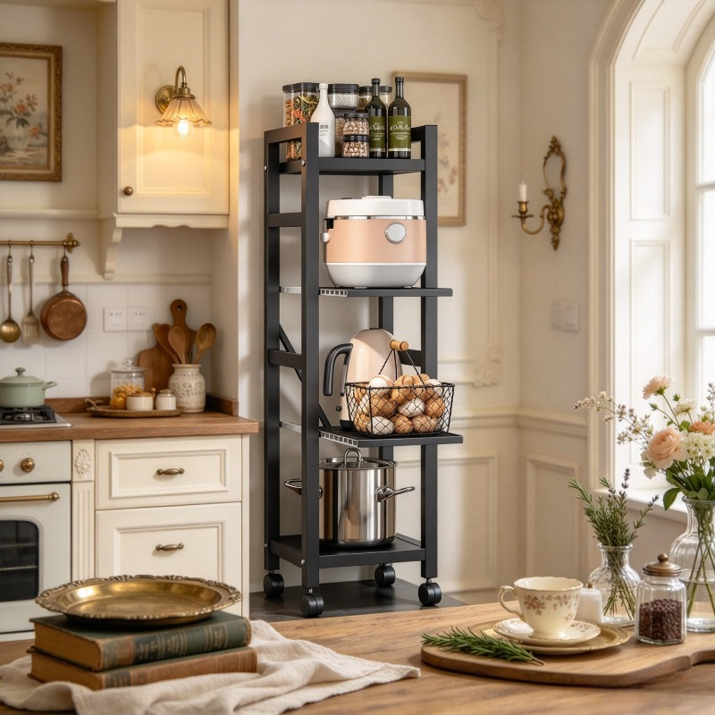 Uittrekbare keukenrek, vloerre - Kitchen Baking Cart recensie en prijs
