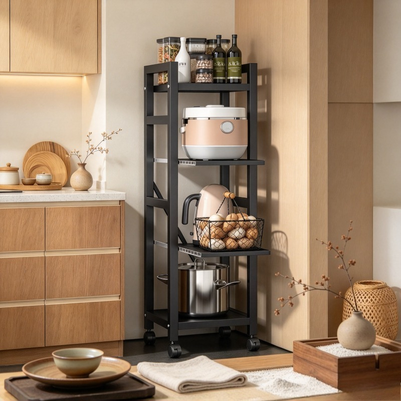 Uittrekbare keukenrek, vloerre - Kitchen Baking Cart recensie en prijs