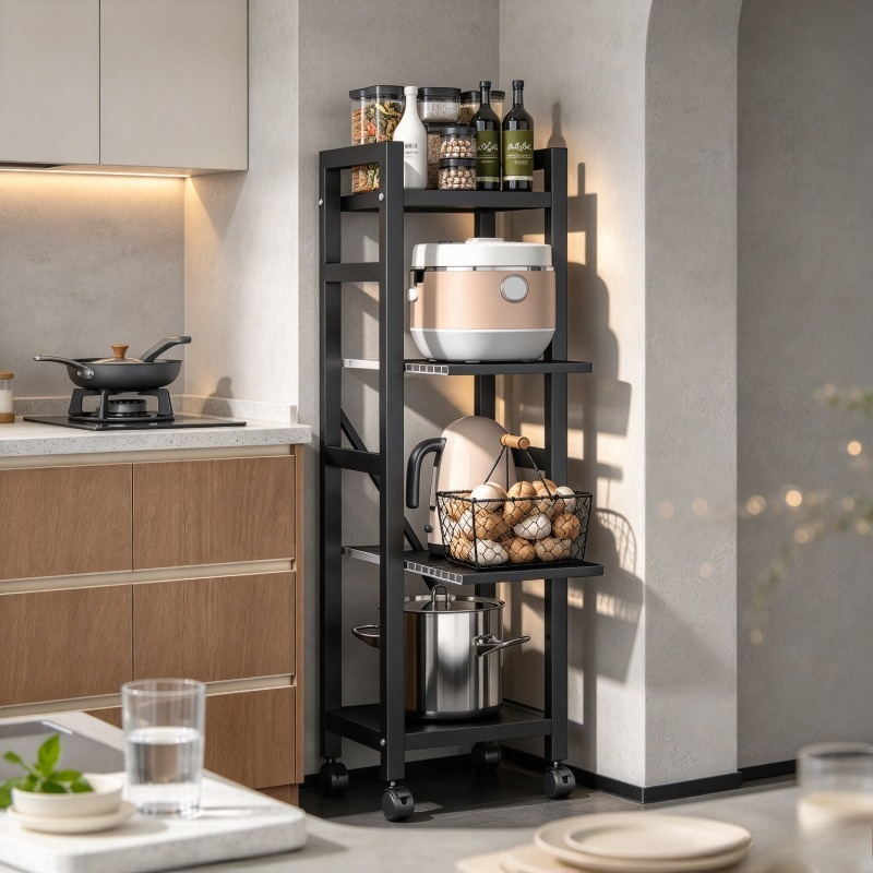Uittrekbare keukenrek, vloerre - Kitchen Baking Cart recensie en prijs