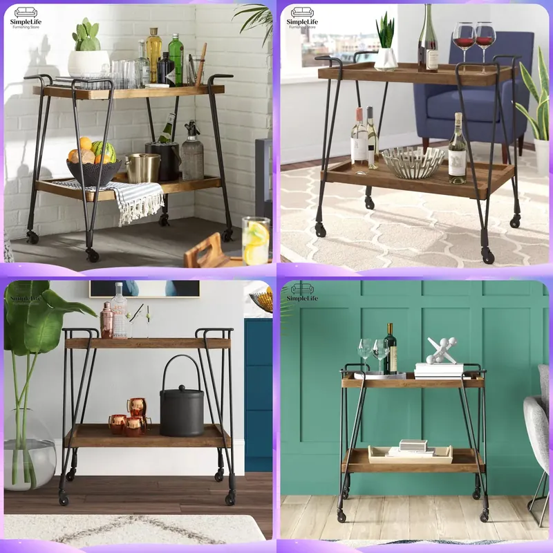 Keukentrolley met wielen, rolw - Kitchen Baking Cart recensie en prijs